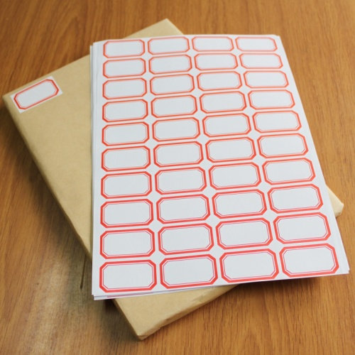 图书馆书标a4不干胶物流标签条形码标签财会标签a4标签手写价格贴