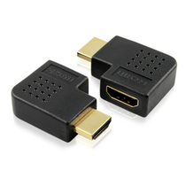 HDMI male to female 90 degree adapter to the left