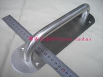 Fireproof door handle stainless steel handle with base plate stainless steel handle channel door handle