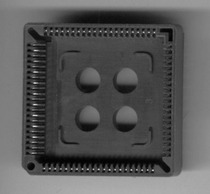 PLCC-84P socket chip socket straight through plate