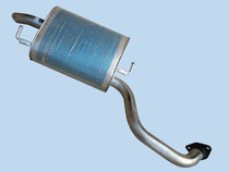 Old China Zunchi steel hook screw hook rear section stainless steel silencer silencer exhaust pipe