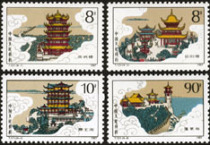 T121 Chinese dynasties famous pavilions