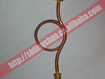 Copper manometer buffer tube 4 outer wire M20X1 5 internal wire pressure gauge bend