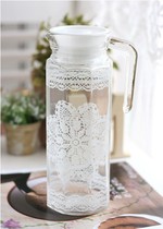 Zhu Zhu Homeland Korea * Lace complex * Snowflake glass refrigerator water bottle ck319