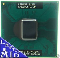 Intel Core Duo T2450 2 00 2m 533 notebook CPU SLA4M original official version