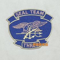SEAL Team Three Badge Armband Three-dimensional Embroidered Badge Personalized Cloth Label 018