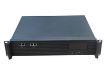 Ultra-short routing firewall chassis ROS chassis aluminum panel aluminum handle up to 8 network ports