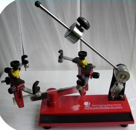 aef 查士 下压式1200羽毛球拍穿线机 重锤式羽毛球拍编织绷拉线机