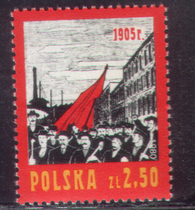 Poland 1980-1905 Revolution 75 Takwaski Painting Workers Parade 1 Full