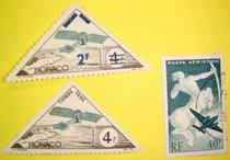 Monaco Air ticket New 2 plus French mythological character air ticket 40 Farang Old 1 This ticket is a famous ticket