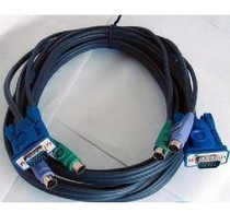 KVM line switcher line KVM three-parallel line switcher dedicated line 1 5 meters