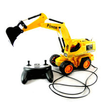 Cheetah King 8020 wire-controlled engineering vehicle toy car excavator electric toy childrens toy hair