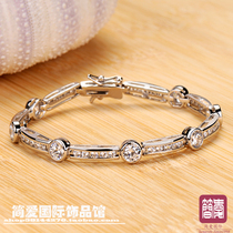 Imprint 950 high end luxury NSCD diamond bracelet jewelry diamond exquisite workmanship with certificate 8319