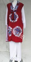 Yue Opera female pair vest opera costume stage performance costume 208 Purple Red