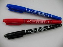 Heroes 883 Sign Pen Shot Pen Marker Pen Blue Black Red Thick Dual