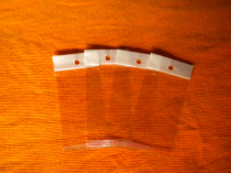 Card with transparent packing bag Sub-card adhesive bag transparent card with bag bag to pack various card stickup