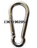 Iron galvanized spring buckle safety buckle connecting buckle climbing hook 10 * 100mm
