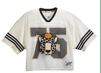 adidas x Jeremy Scott レオパードメッシュTシャツ