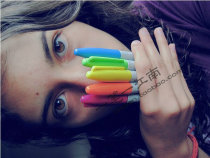 American Sanfu sharpie marker multi-color pen