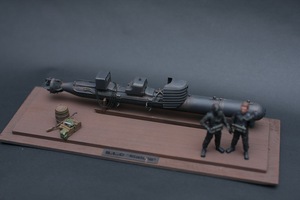 意大利人操鱼雷模型XMAS第十突击队潜艇模型