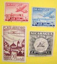 Morocco Nicaragua Iraqi air tickets old 4 backs intact