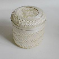 Vietnam imported handmade bamboo basket Bamboo carrot basket Puer tea packaging box storage box Vietnam imported bamboo basket