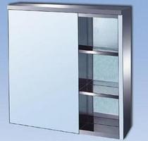 Oliheng Stainless Steel Mirror Case Stainless Steel Mirror Cabinet Row Hinge Toilet-Stainless Steel Locker