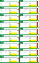 Commodity price tag supermarket price tag drug price tag color price tag custom printing