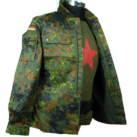 记华户外军迷衬衫德斑点迷彩翻领春季男装冲锋衣上衣