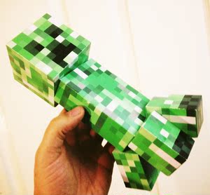 JJ怪 苦力怕 minecraft 我的世界 玩具摆件 周边 3d纸模型diy手工优惠价4.90元,我的世界精心为您挑选-麦尔网购导航-网购宝
