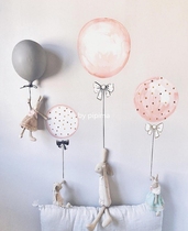 Fart Mom INS Childrens Room Balloon Cartoon Wall Sticker Kindergarten Early Education Center Photography Studio Photo Background