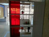 Red rose Red shopping mall Hotel window Balcony sliding door Window partition glass film transparent color change sticker