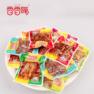 包邮 香香嘴散装豆干/手撕素肉500g 五香麻辣多口味小包装素食零