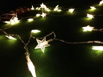 Colorful stars string lights children tent decoration battery lights flashing LED string lights six one gift Christmas lights