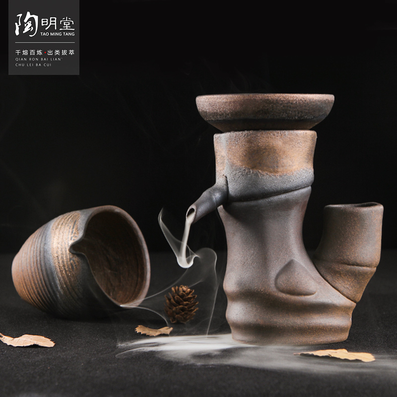 TaoMingTang tea accessories ceramics creative) make tea tea tea net coarse pottery tea strainer restoring ancient ways