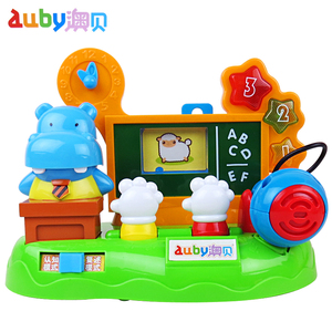 澳贝儿童河马说话机463447奥贝婴儿学说话启