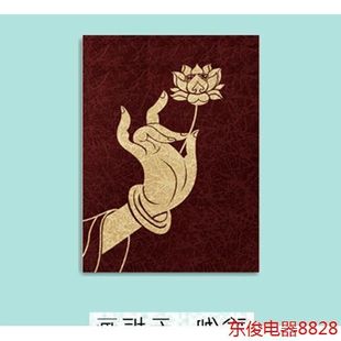 瑜伽馆酒店装饰画情趣莲花泰式客厅背景风格书房墙无框画佛手画禅意细节多现代肉图片
