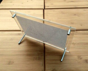 支架双层透明夹板亚克力画框相框展板制作海报广告形象展示板横竖