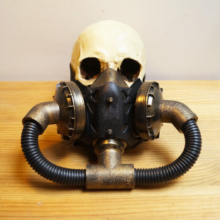 防毒面具 熠先生的蒸汽朋克大陆 工业防毒面具复古护目风镜雾霾不包邮