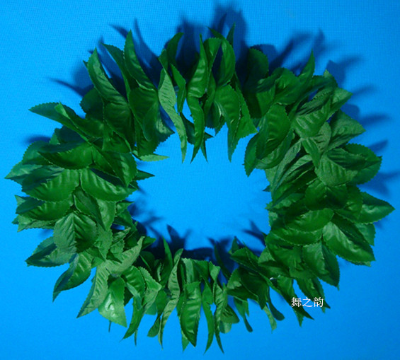 树叶花环加密头环舞会道具开幕式运动会踩街幼儿园花环条操花环操