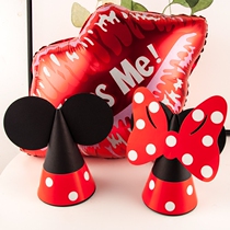 Childrens theme cartoon birthday hat Piggy Page Mickey Frozen Boys Girls Birthday Party Headwear