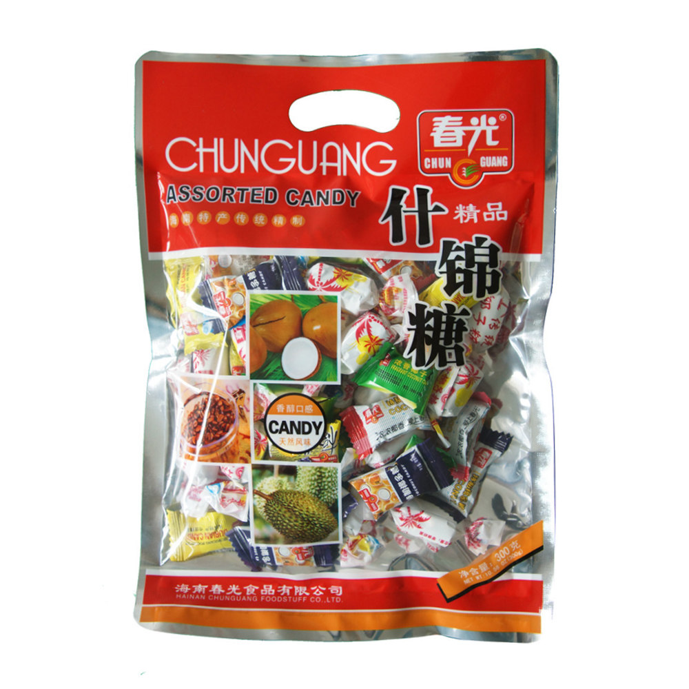 【天猫超市】春光 精品什锦糖 300g/袋 海南特产 休闲零食 糖果