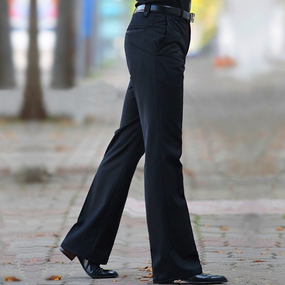 Men's Fashion Straight-leg Wide Foot Trousers Business Casual Micro-Flag Pants Men's British Draping Free-Iron Big Foot Men's Pants
Men's Fashion Straight-leg Wide Foot Trousers Business Casual Micro-Flag Pants Men's British Draping Free-Iron Big Foot Men's Pants