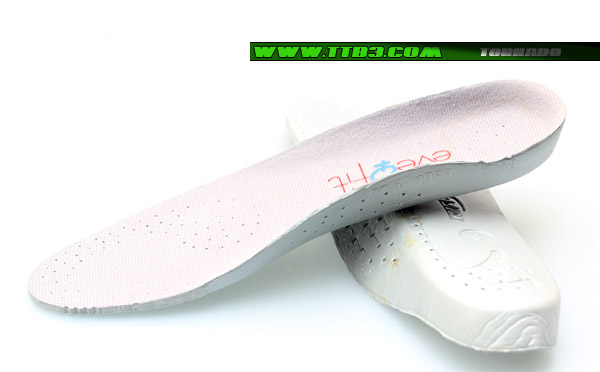 Special shock absorbing insole for eve wheel slip