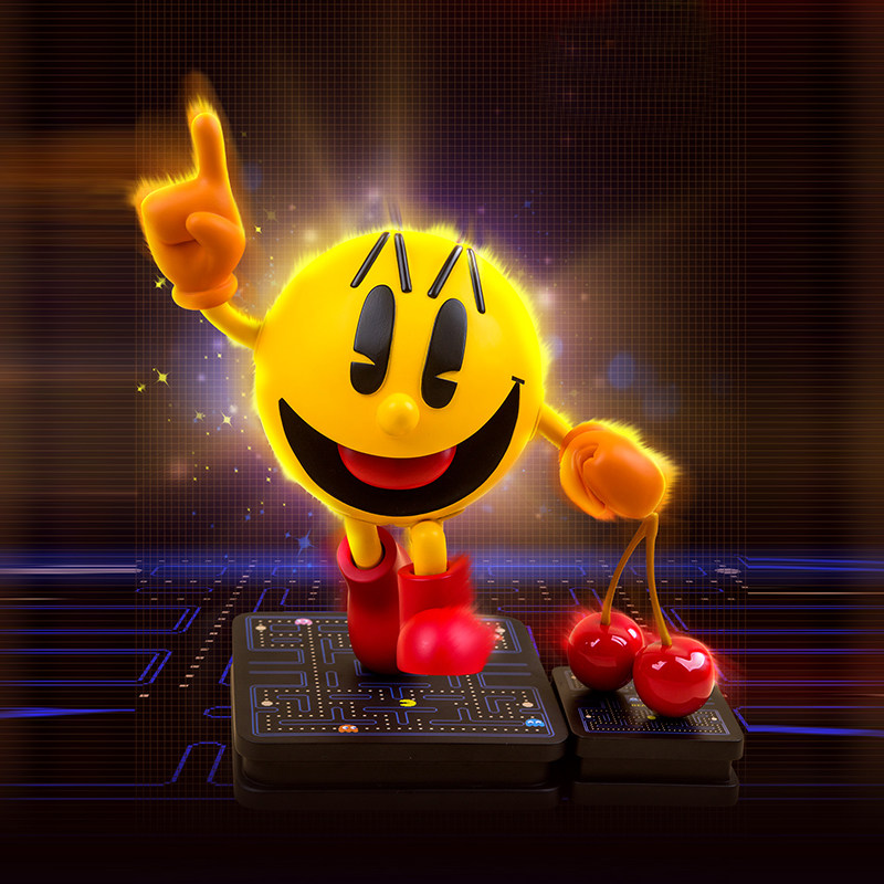 【潮迅玩具专营店】预售 正版first4figures17寸 pac-man 吃豆人手办