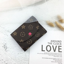 ins super hot bean wallet female short folding mini small coin pocket retro versatile girl card bag