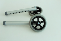 Wheelchair walking aid crutch accessories aluminum alloy wheeled foot tube