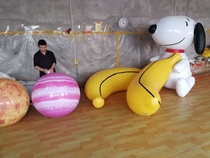 Inflatable simulation banana Air model nightclub party decoration banana cartoon man fruit and vegetable Air model doll
