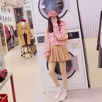 Xu Lin mini new Korean version high waist skirt short skirt female spring and autumn skirt