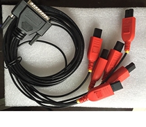 Automobile electric nozzle cleaning tester pulse signal line fuel injector cleaning machine host connection line detection line